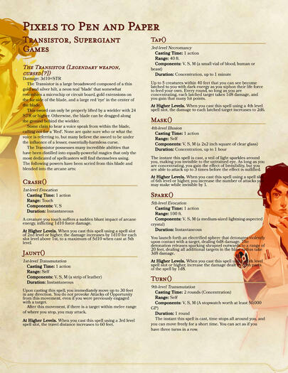 Pixels to Pen and Paper: Transistor 1/2